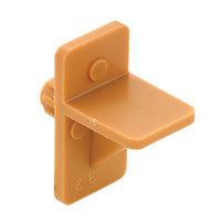 Knape & Vogt Tan Plastic Regular Duty Shelf Support N/A Ga. 7/16 in. L (Pack of 10)