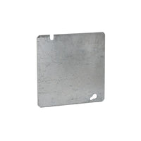 Raco Square Steel 2 gang Flat Box Cover