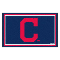 MLB - Cleveland Indians 4ft. x 6ft. Plush Area Rug