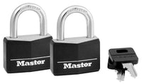 Master Lock 1-7/8 in. H X 1-9/16 in. W Vinyl Padlock Keyed Alike