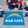 NFL - Los Angeles Chargers Man Cave Rug - 5ft. x 6ft.