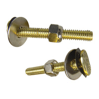 Danco Toilet Bolt Set Gold Steel For Universal