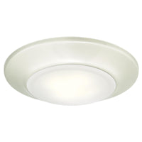 Westinghouse Brushed Nickel Metallic 3.9 in. W Steel LED Canless Recessed Downlight 12 W