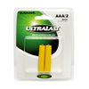 Ultralast Ni-Cad AAA 1.2 volt Solar Rechargeable Battery ULN2AAASL 2 pk