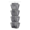 Whitmor 48 in. H X 15 in. W X 10 in. L Fabric Gray Rotating Closet Organizer 1 pk