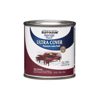 Rust-Oleum Painters Touch Gloss Colonial Red Water-Based Acrylic Ultra Cover Paint 0.5 pt