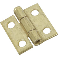 V508 1" Removable Pin Hinge 2/pk - Polished Brass