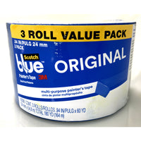 ScotchBlue .94 in. W X 60 yd L Blue Medium Strength Original Painter's Tape 3 pk