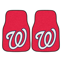 MLB - Washington Nationals Carpet Car Mat Set - 2 Pieces