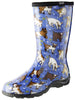 Sloggers Women's Garden/Rain Boots 8 US Sky Blue