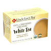 Uncle Lee's Tea 100% Certified Organic White Tea - Case of 6 - 18 Bag