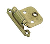 Amerock 1-13/16 in. W x 2-3/4 in. L Burnished Brass Steel Self-Closing Hinge 2 (Pack of 25)