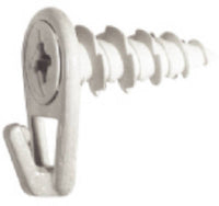 Hillman WallDriller Brass-Plated Drywall Picture Hook 35 lb. 4 pk (Pack of 10)