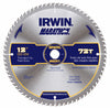 Irwin Marathon 12 in. D X 1 in. Carbide Miter and Table Saw Blade 72 teeth 1 pk