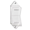 Westek Clear Stainless Steel Rectangle Rocker Switch Guard 4.375 H x 1.44 W in.