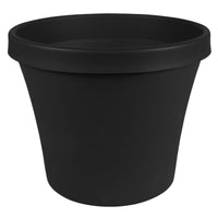 Bloem Terra 20.2 in. H X 24 in. D Plastic Planter Black