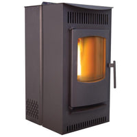 Castle Serenity EPA Certified 1500 sq ft Wood Pellet Stove 40 lb. cap. Hopper