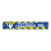 Los Angeles Rams Super Bowl LVI Reserved Parking Sign -  4in. X 24in.