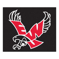 Eastern Washington University Black  Rug - 5ft. X 6ft.