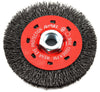 Forney 4 in. Crimped Wire Wheel Brush Metal 15000 rpm 1 pc