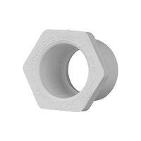 Charlotte Pipe Schedule 40 3/4 in. Slip x 1/2 in. Dia. Slip PVC Reducing Bushing (Pack of 25)