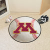 University of Minnesota Baseball Rug - 27in. Diameter