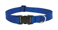 Lupine Pet Basic Solids Blue Blue Nylon Dog Adjustable Collar