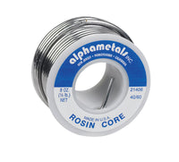 Alpha Fry 8 oz Rosin Core Solder Wire 0.09 in. D Tin/Lead 40/60 1 pc