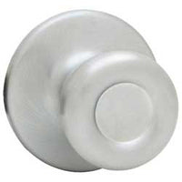 Kwikset  Tylo  Satin Chrome  Steel  Passage Door Knob  3  Right or Left Handed