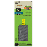 Gator 11 in. L X 4.25 in. W 120 Grit Silicon Carbide Drywall Sanding Screen (Pack of 25)