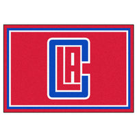 NBA - Los Angeles Clippers 5ft. x 8 ft. Plush Area Rug