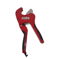 Superior Tool 1-5/8 in. Ratcheting Pipe Cutter 10 in. L Black/Red 1 pc