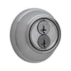 Kwikset SmartKey Satin Chrome Metal Deadbolt