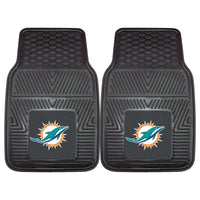 NFL - Miami Dolphins Heavy Duty Car Mat Set - 2 Pieces