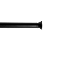 Umbra Chroma Matte Black Modern Tension Rod 54 in. L X 90 in. L