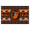 MLB - Baltimore Orioles Holiday Sweater Rug - 19in. x 30in.