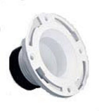 Oatey Twist-N-Set PVC Cast Iron Replacement Closet Flange 4 W in. with Gaskets