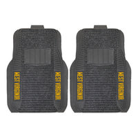 West Virginia University 2 Piece Deluxe Car Mat Set