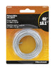 Hillman Steel-Plated Silver Braided Picture Wire 40 lb. 1 pk Steel (Pack of 10)