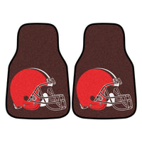 NFL - Cleveland Browns Carpet Car Mat Set - 2 Pieces