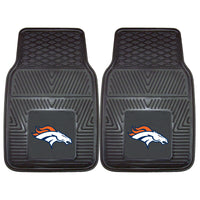 NFL - Denver Broncos Heavy Duty Car Mat Set - 2 Pieces