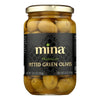 Mina - Olives Green Pitted - Case of 6 - 12.5 OZ