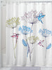 iDesign 72 in. H X 72 in. W Multicolored Hummingbird Shower Curtain Polyester