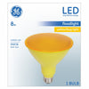 GE PAR 38 E26 (Medium) LED Floodlight Bulb Yellow 90 Watt Equivalence 1 pk