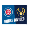 MLB House Divided - Cubs / Brewers House Divided Rug