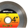 Forney 4 in. D X 5/8 in. Tile Cutting Diamond Continuous Rim Circular Saw Blade 1 pc