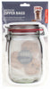 KIKKERLAND 0.1 in. W X 5.4 in. L Clear Polypropylene Mason Jar Storage Bag (Pack of 24).