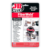 J-B Weld FiberWeld High Strength Epoxy Adhesive Permanent Fabric Adhesive 1 pc