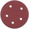 Porter Cable 5 in.   Aluminum Oxide Hook and Loop Sanding Disc 180 Grit 5 pk