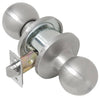 Tell Empire Satin Stainless Steel Passage Lockset 1-3/4 in.